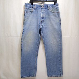 Levi's 505 Regular Fit W36 L30 Men Straight Leg Mid-Rise Jeans Red Tag Vintage